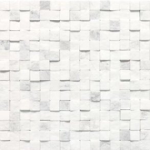 Contempo White High-Low Split Face - stone tile